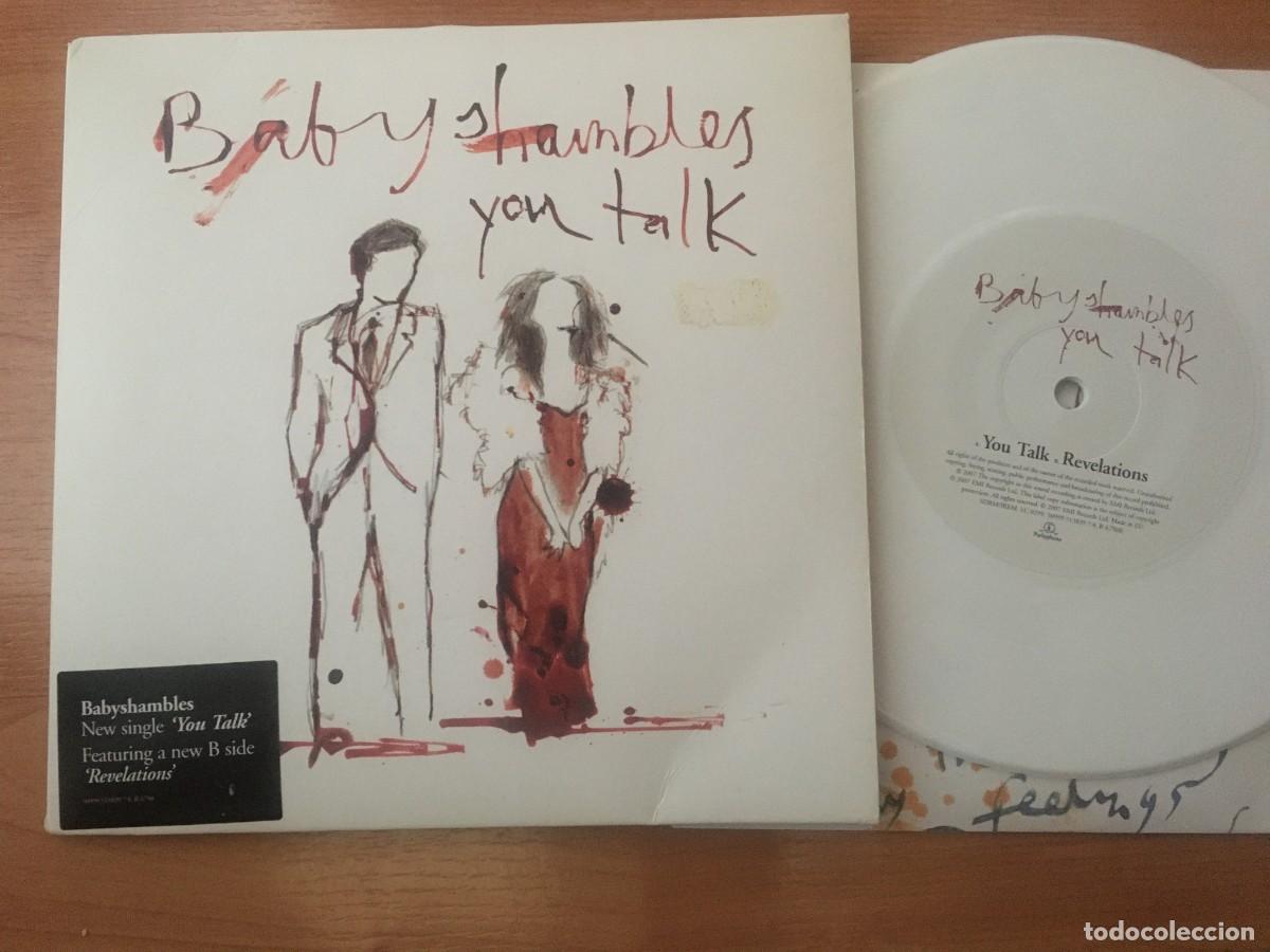 Discos de vinilo: BABYSHAMBLES &rdquo;You Talk&rdquo; Vinilo Blanco