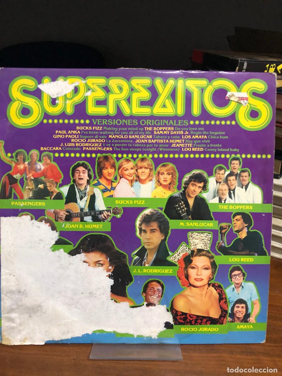 Discos de vinilo: Superexitos - Versiones Originales Varios (Bucks Fizz, Lou Reed, Roc&iacute;o Jurado, etc.)