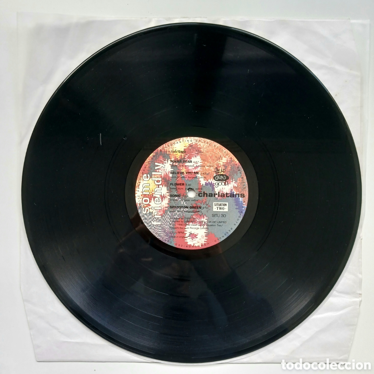 Discos de vinilo: Vinilo &rdquo;Some Friendly&rdquo; de The Charlatans, 1990. - Foto 9
