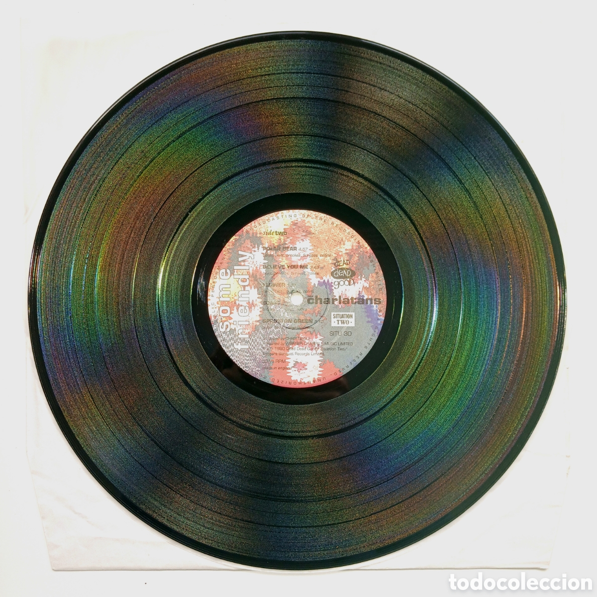 Discos de vinilo: Vinilo &rdquo;Some Friendly&rdquo; de The Charlatans, 1990. - Foto 10