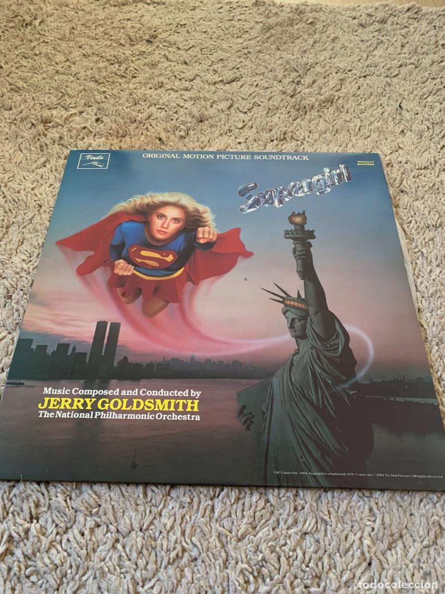 Discos de vinilo: LP. BSO. SUPERGIRL. JERRY GOLDSMITH. MUY BUENA CONSERVACION