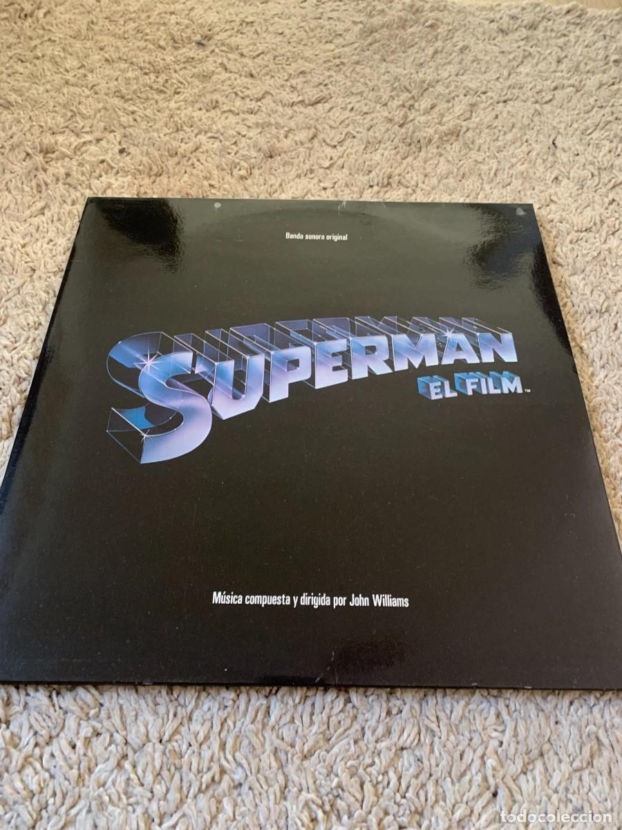 Discos de vinilo: DOBLE LP. BSO. SUPERMAN. CARPETA DOBLE. ENCARTES. MUY BUENA CONSERVACION