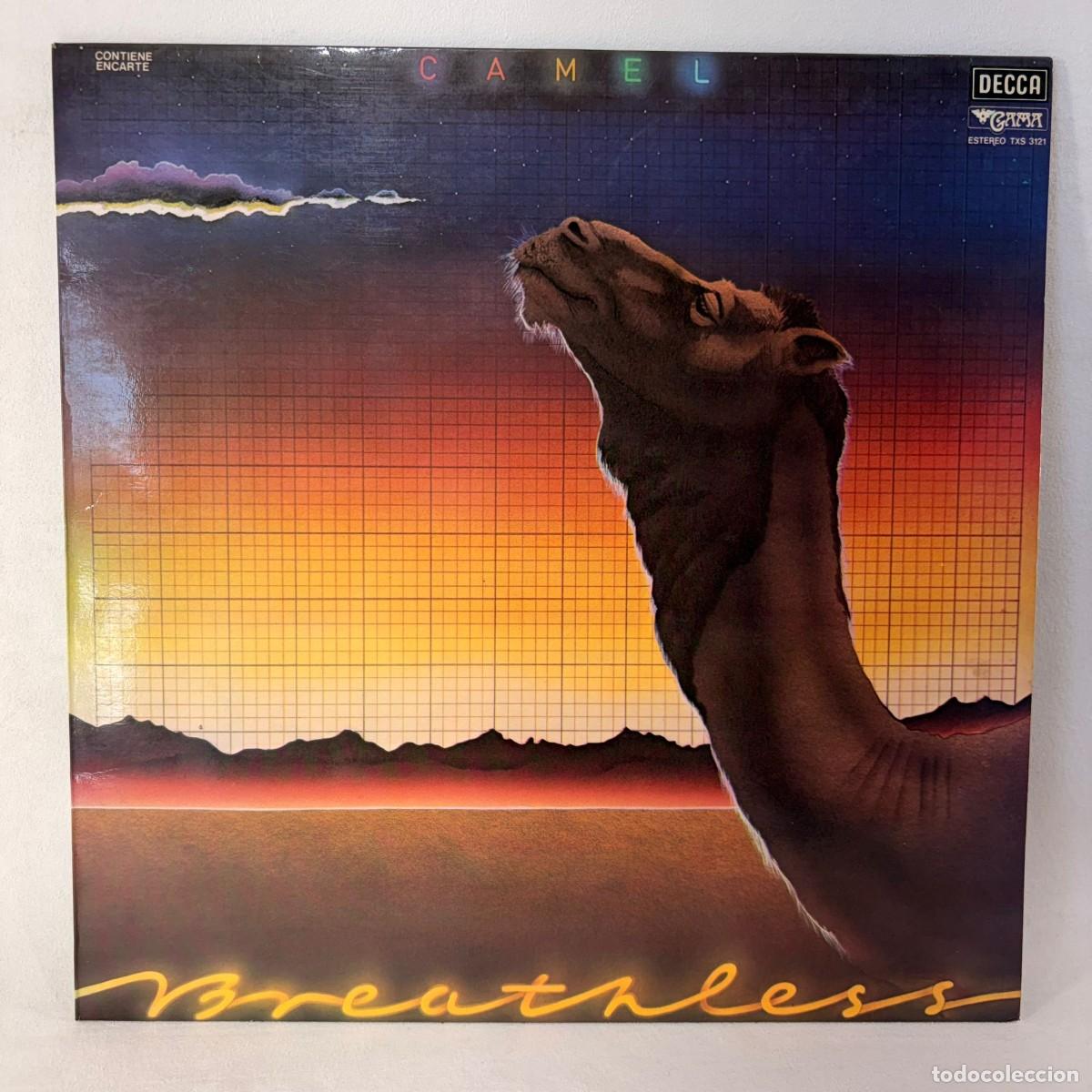 Disques de vinyle: LP - VINILO CAMEL - BREATHLESS ENCARTE - ESPA&Ntilde;A - A&Ntilde;O 1978