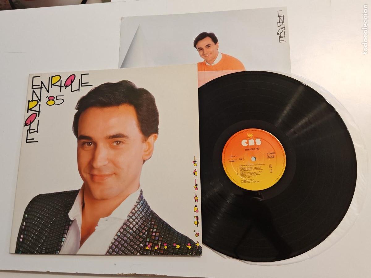 Discos de vinilo: ENRIQUE Enrique&acute;85 LP VINILO ENCARTE Tarzan / Voy viajando a saturno JOSE MARIA CANO MECANO