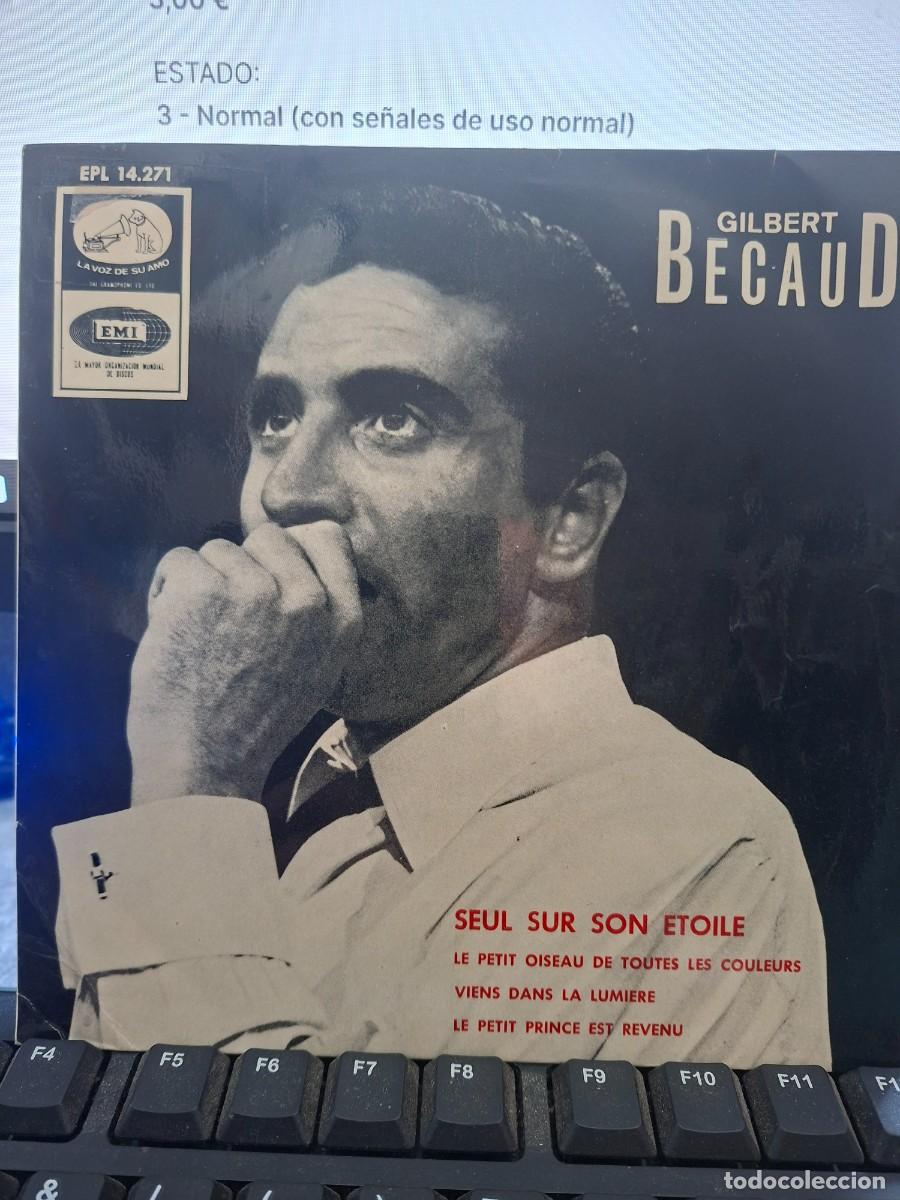 Discos de vinilo: GILBERT BECAUD - SEUL SUR SON ETOILE - EP ESPA&Ntilde;OL DE VINILO - C - 41