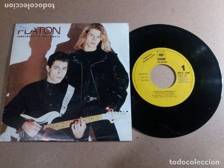 Discos de vinilo: PLATON / PERDIENDO LA INOCENCIA / SINGLE 7&rdquo; [PROMO, UNA CARA]
