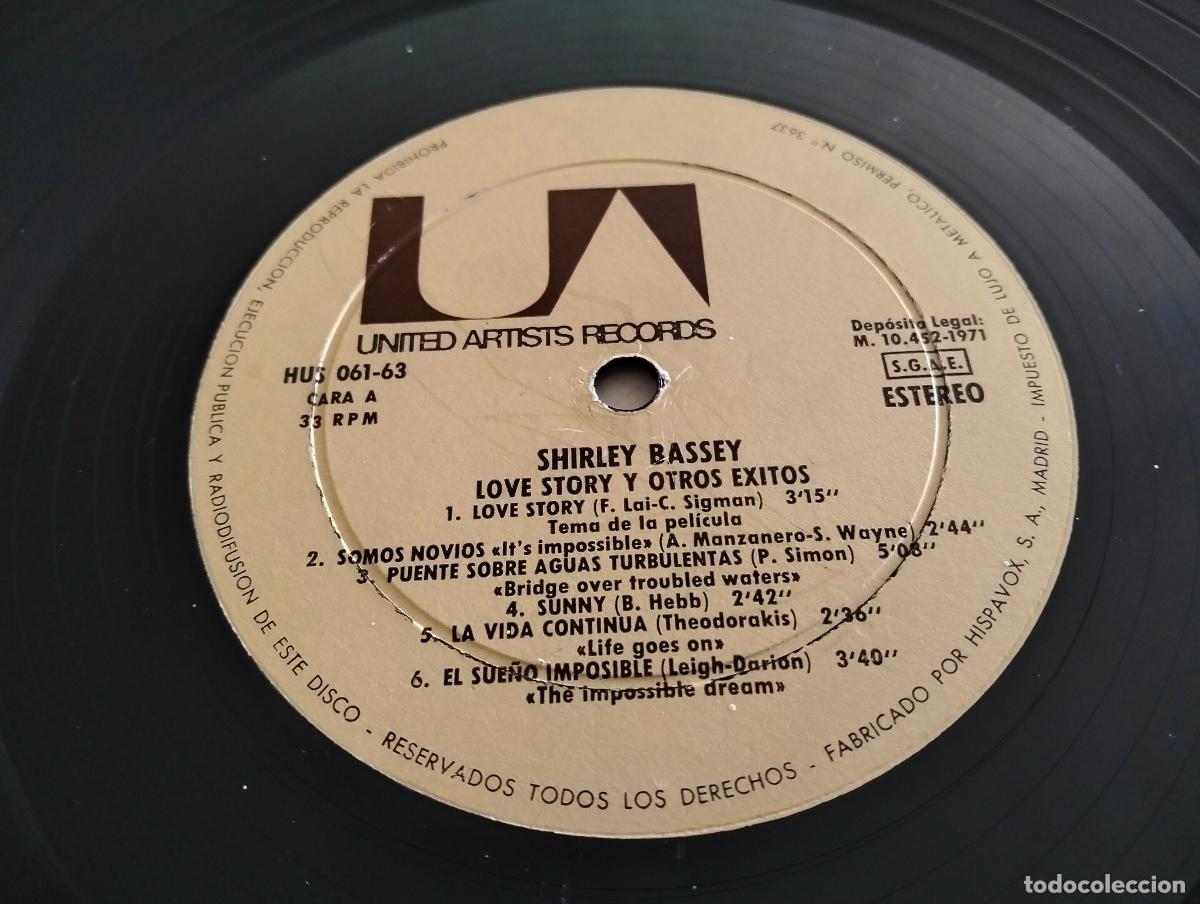 Discos de vinilo: SHIRLEY BASSEY, DISCO LP, EDITADO HISPAVOX, A&Ntilde;O 1963 - Foto 4