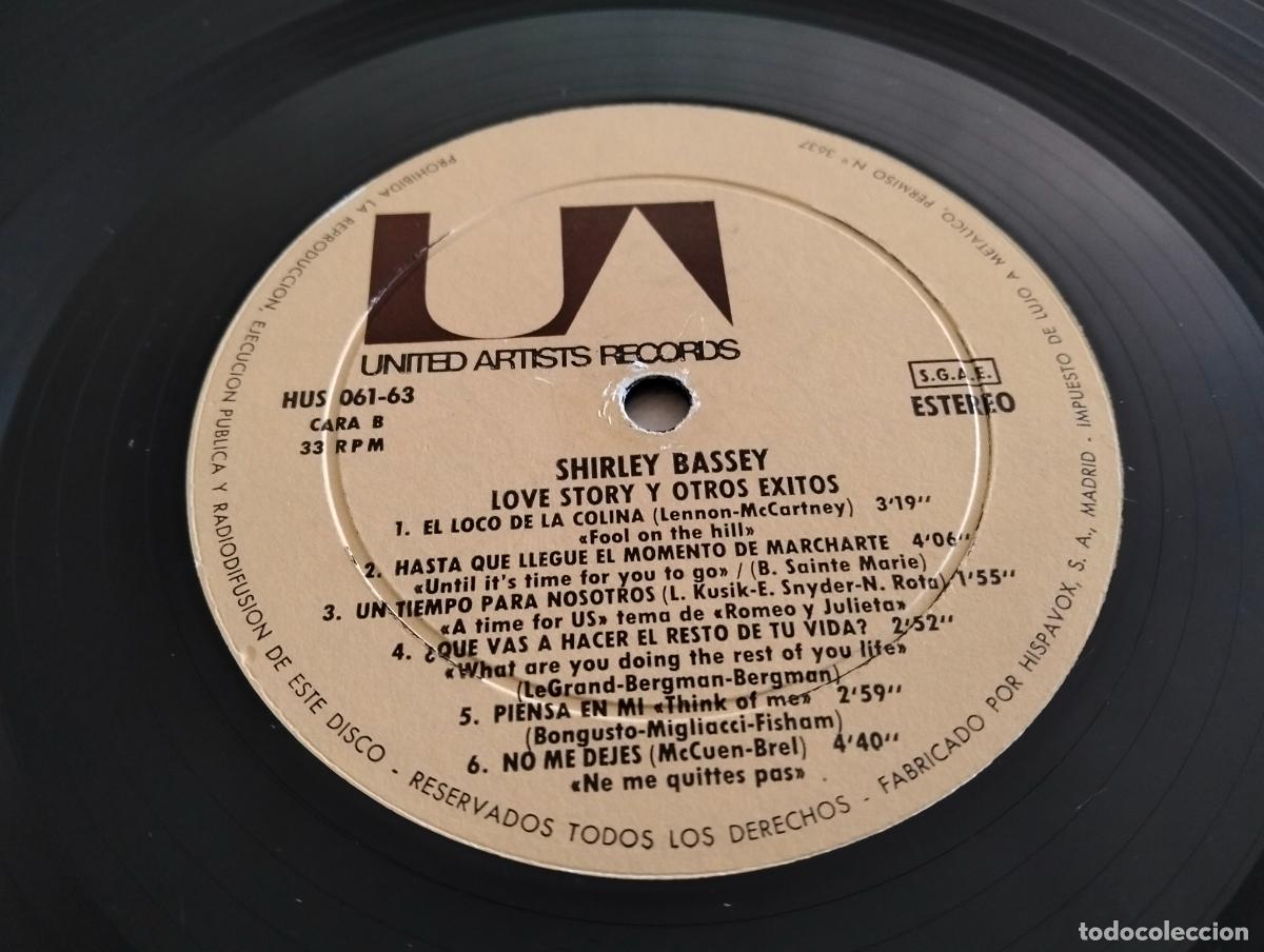 Discos de vinilo: SHIRLEY BASSEY, DISCO LP, EDITADO HISPAVOX, A&Ntilde;O 1963 - Foto 6