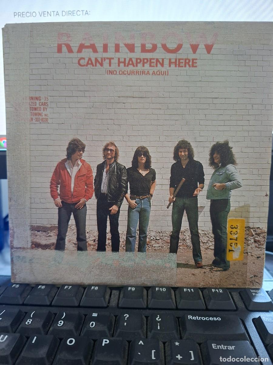 Discos de vinil: RAINBOW - NO OCURRIRA AQUI - SINGLE DE VINILO ESPA&Ntilde;OL - HEAVY METAL C-41