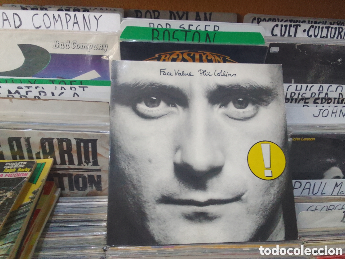 Discos de vinilo: Face value,Phil Collins
