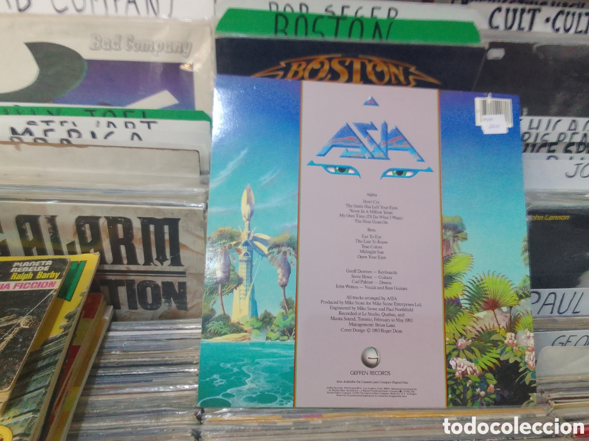 Discos de vinilo: Asia,alpha,lp asia lp - Foto 2