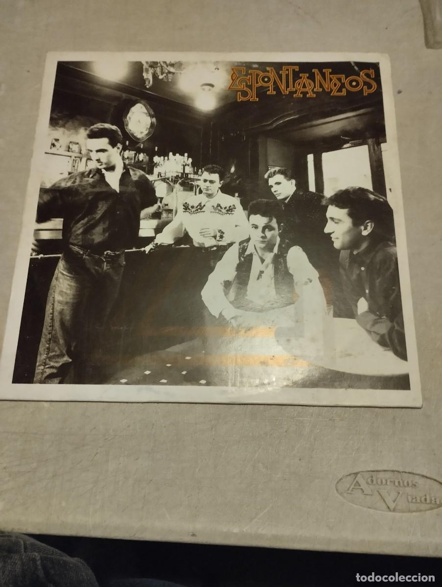 Discos de vinilo: ESPONTANEOS LP INSERT LETRAS