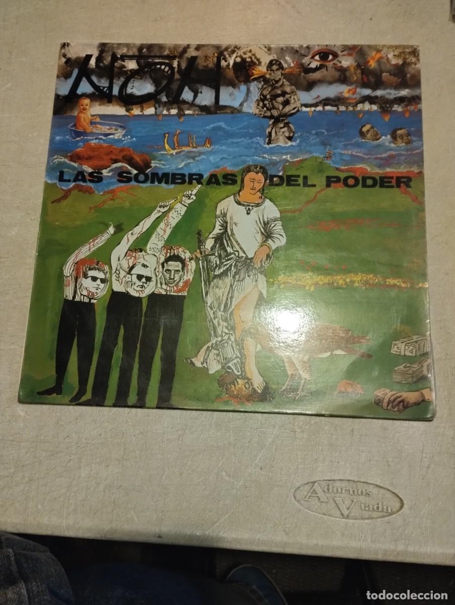 Discos de vinilo: NOH LP LAS SOMBRAS DEL PODER INSERT LETRAS - Foto 1