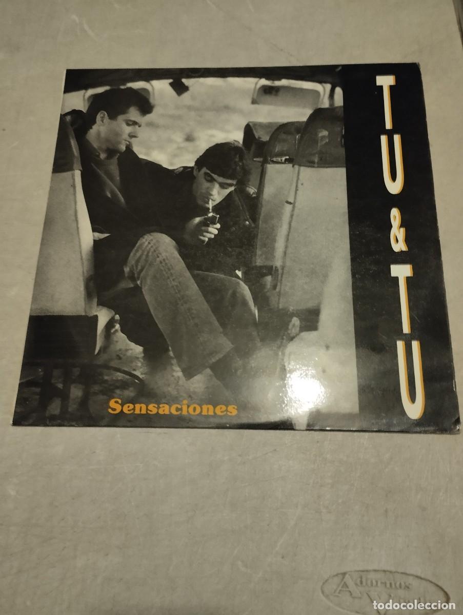 Discos de vinilo: TU AND TU LP TENTACIONES INSERT LETRAS - Foto 1