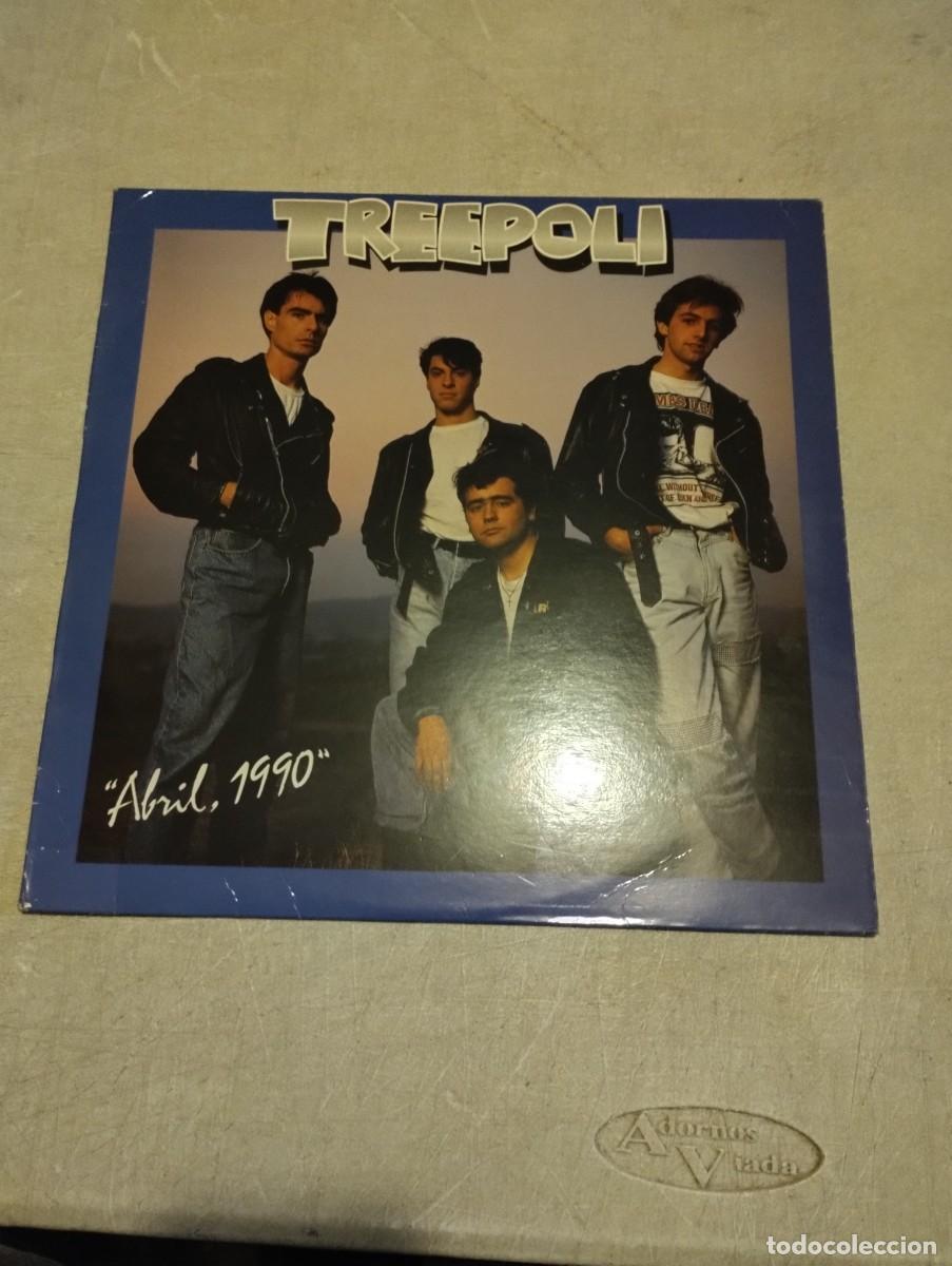 Discos de vinilo: TREEPOLI LP ABRIL 1990 ENCARTE LETRAS