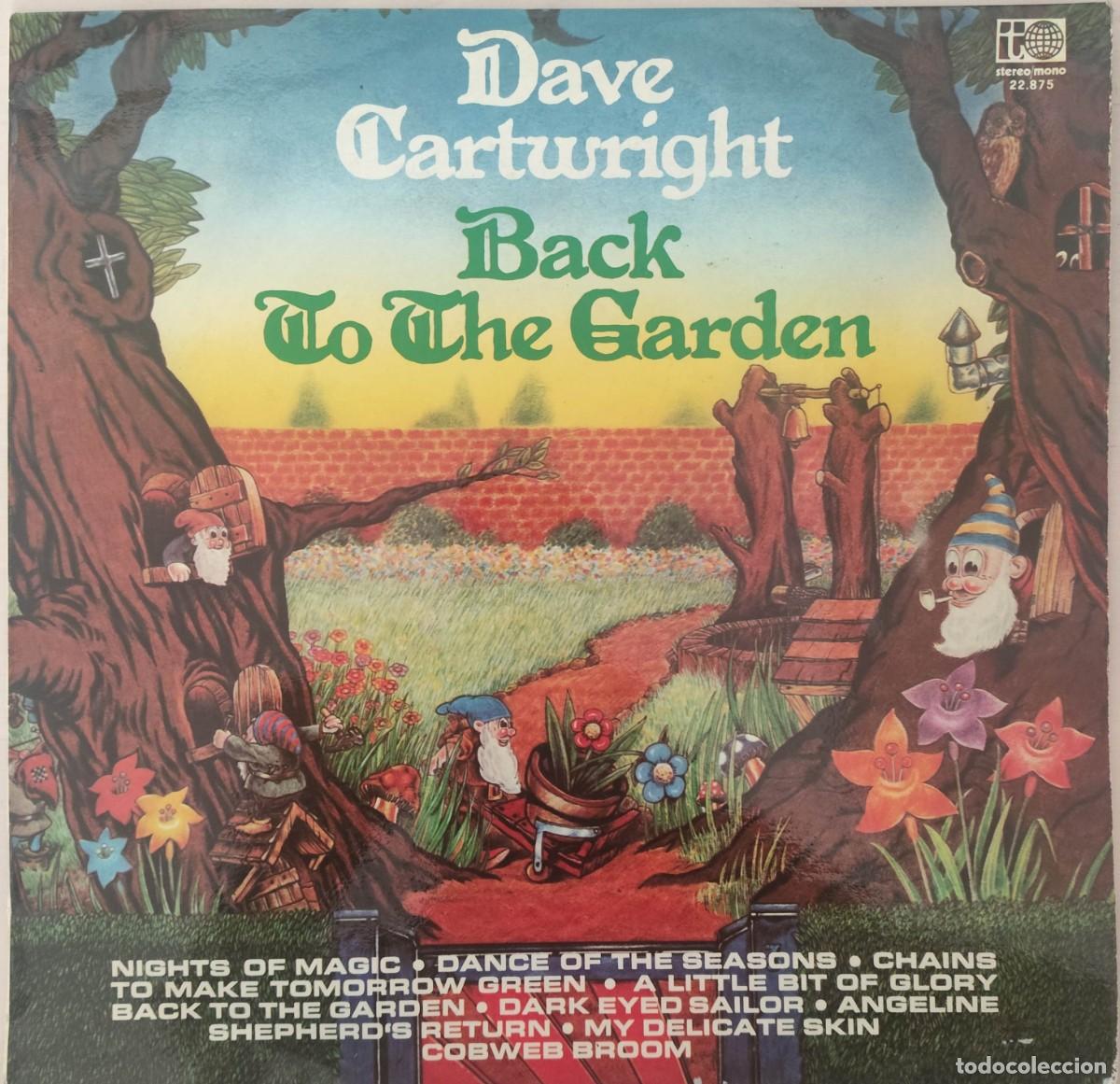 Vinyl records: Dave Cartwright -Back To The Garden -22.875-Espa&ntilde;a-1974