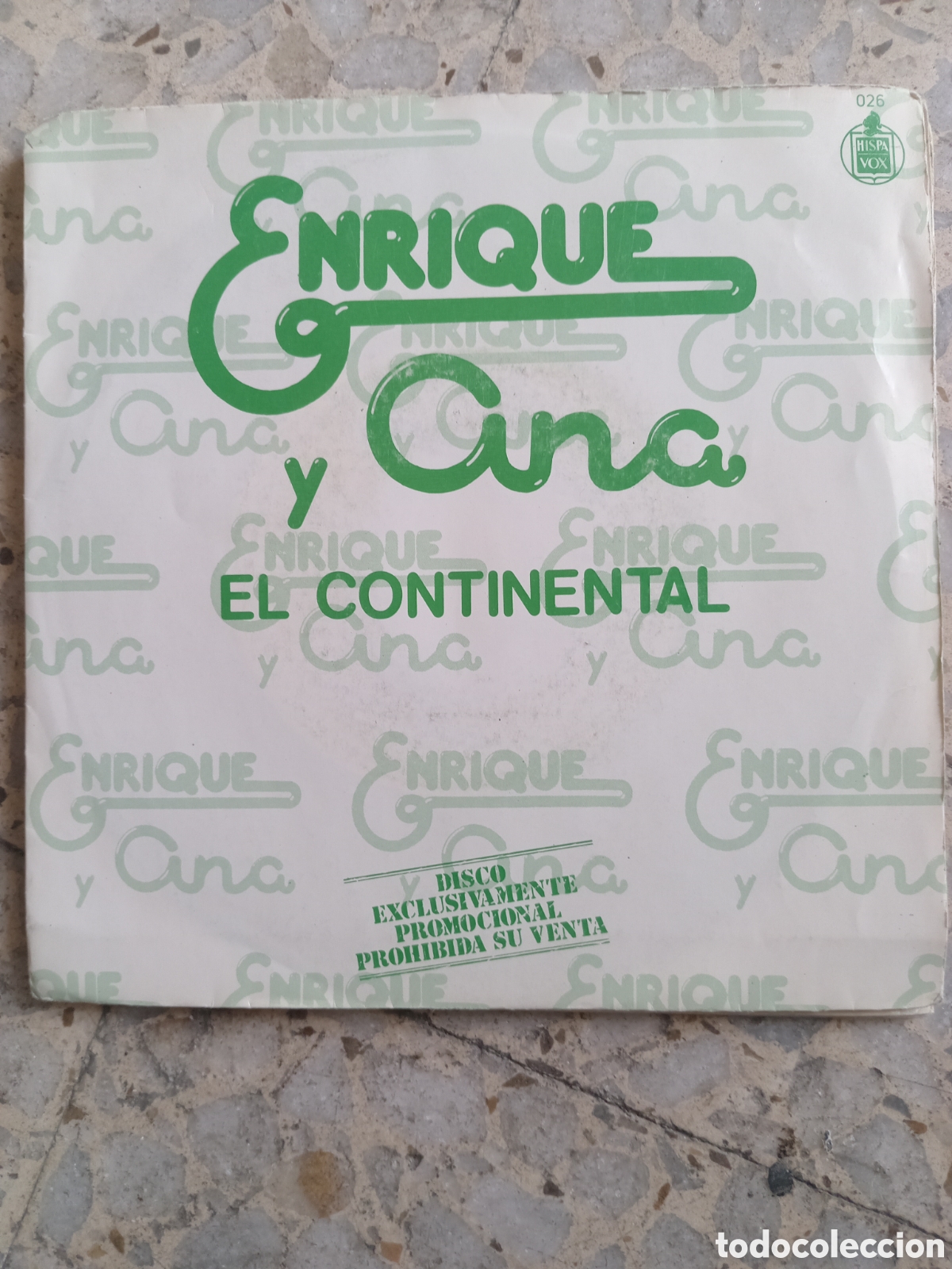 Discos de vinil: SGL ENRIQUE ANA EL CONTINENTAL 1983 PROMO
