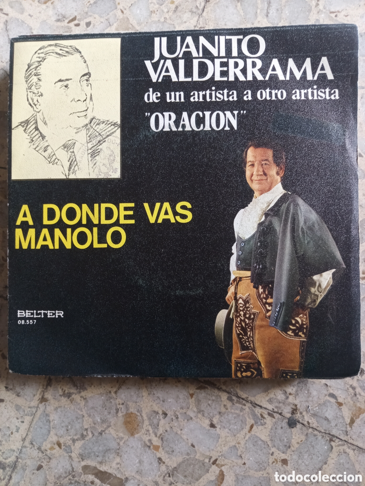 Vinyl records: SGL JUANITO VALDERRAMA A DONDE VAS MANOLO 1975