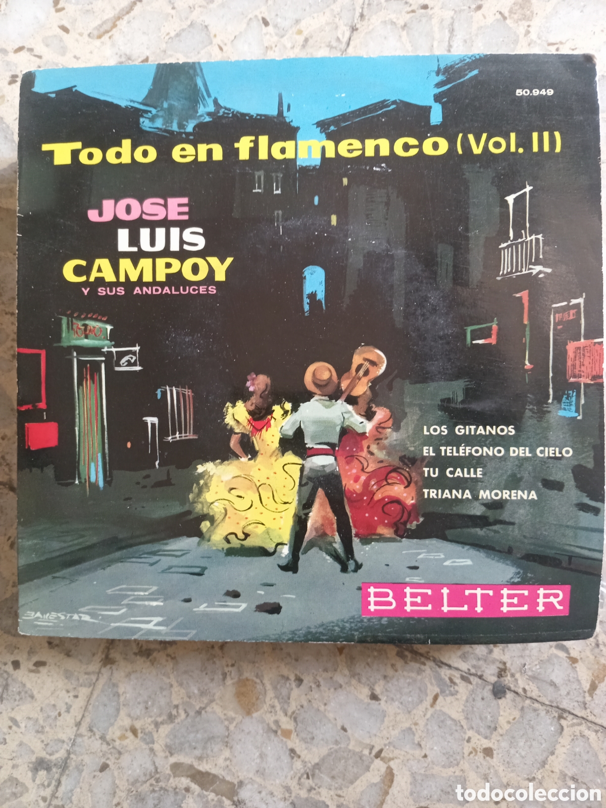 Discos de vinilo: EP TODO EN FLAMENCO VOL III JOSE LUIS CAMPOY LOS GITANOS 1961