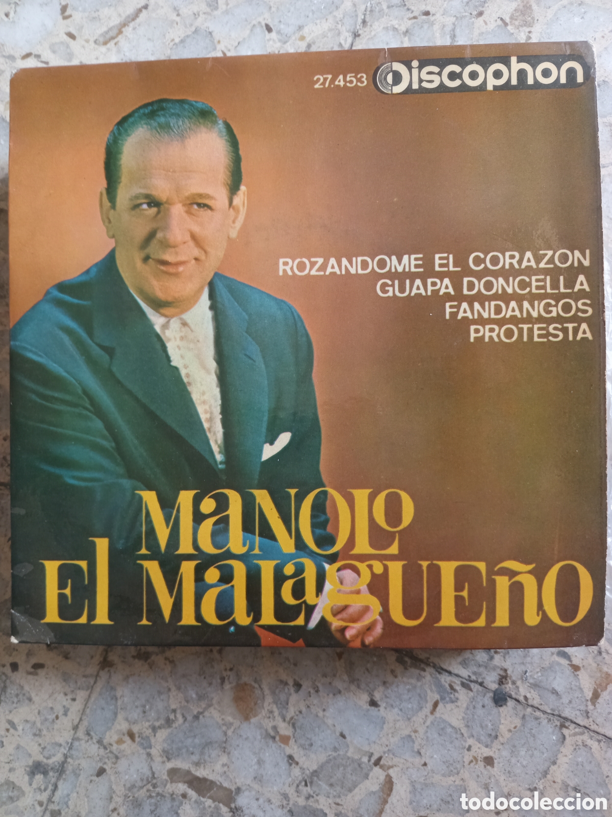 Discos de vinilo: EP MANOLO EL MALAGUE&Ntilde;O ROZANDOME EL CORAZON 1965