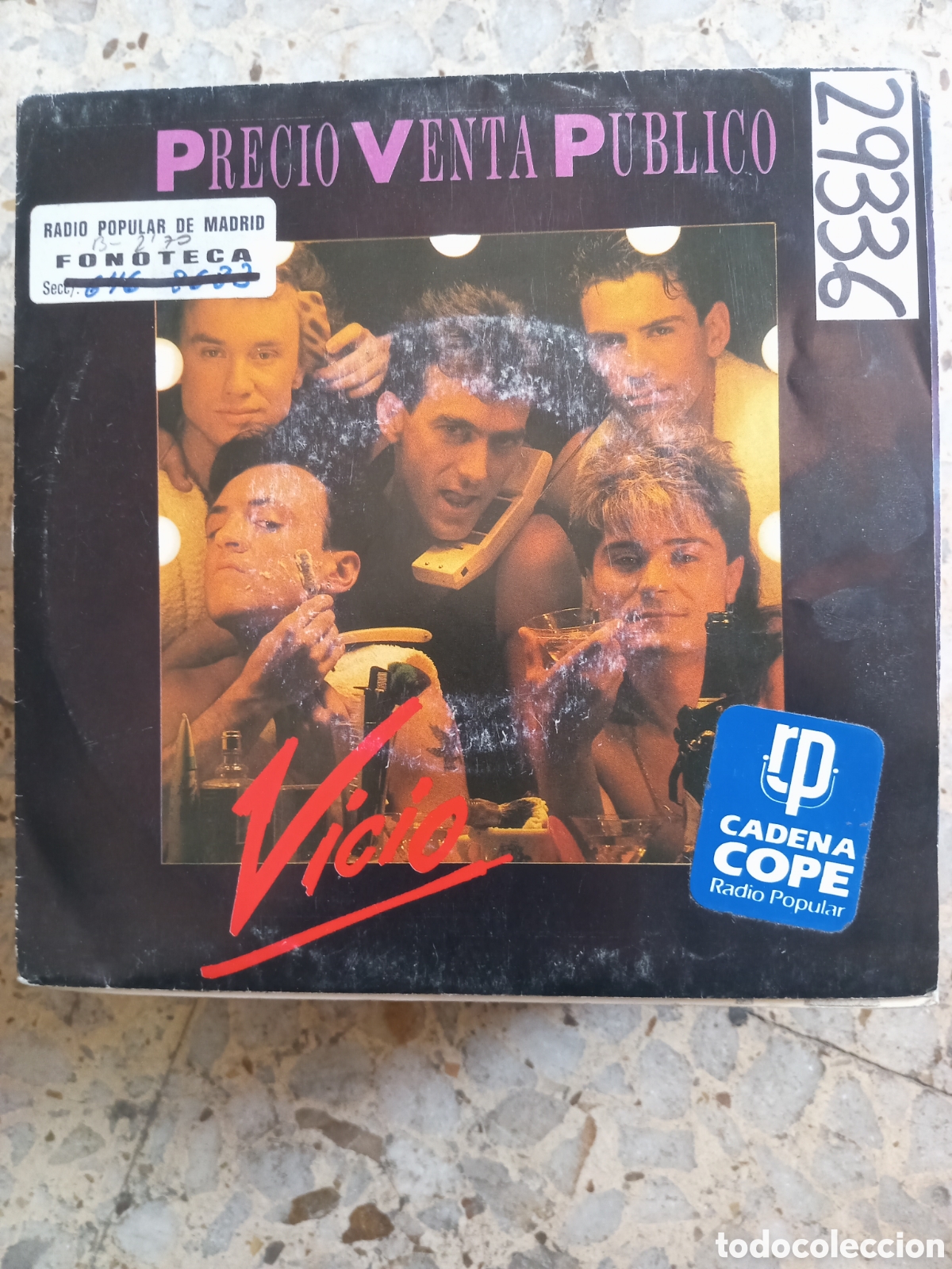 Discos de vinilo: SGL PRECIO VENTA PUBLICO VICIO 1987