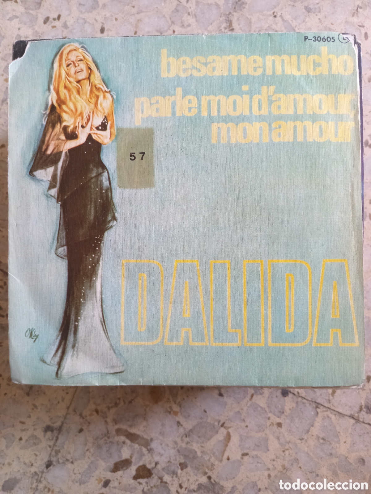 Discos de vinilo: SGL DALIDA BESAME MUCHO 1976 - Foto 1