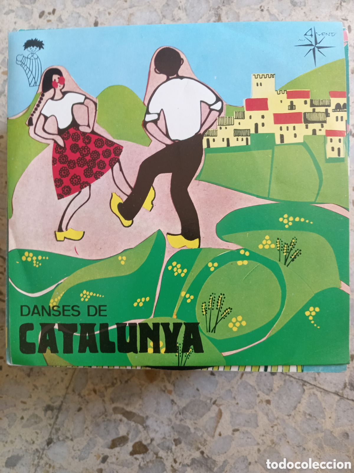 Discos de vinilo: EP DANSES DE CATALUNYA EL BALL DE CERCOLETS MANUEL OLTRA 1969