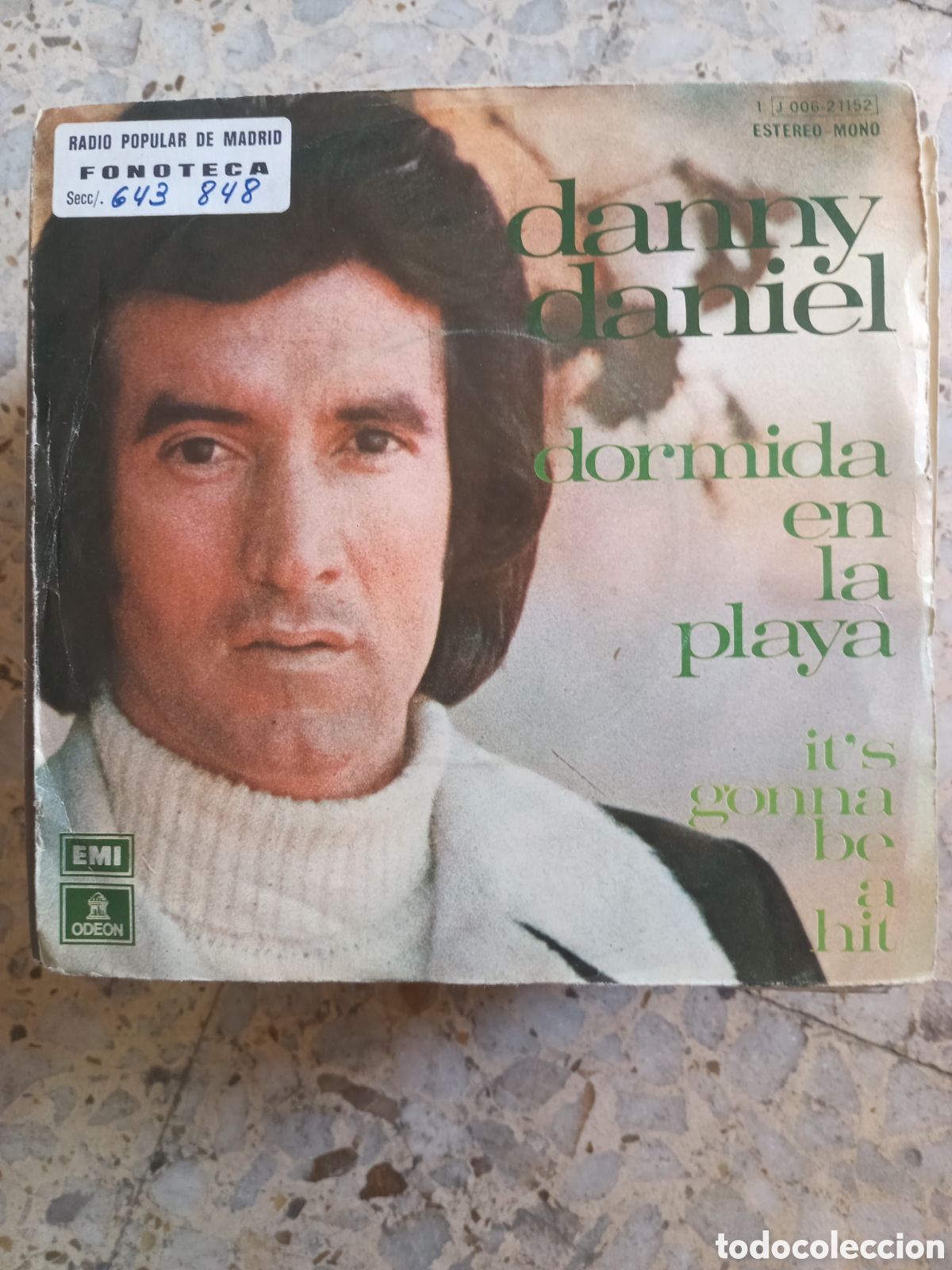 Discos de vinilo: SGL DANNY DANIEL DORMIDA EN LA PLAYA 1975 PROMO