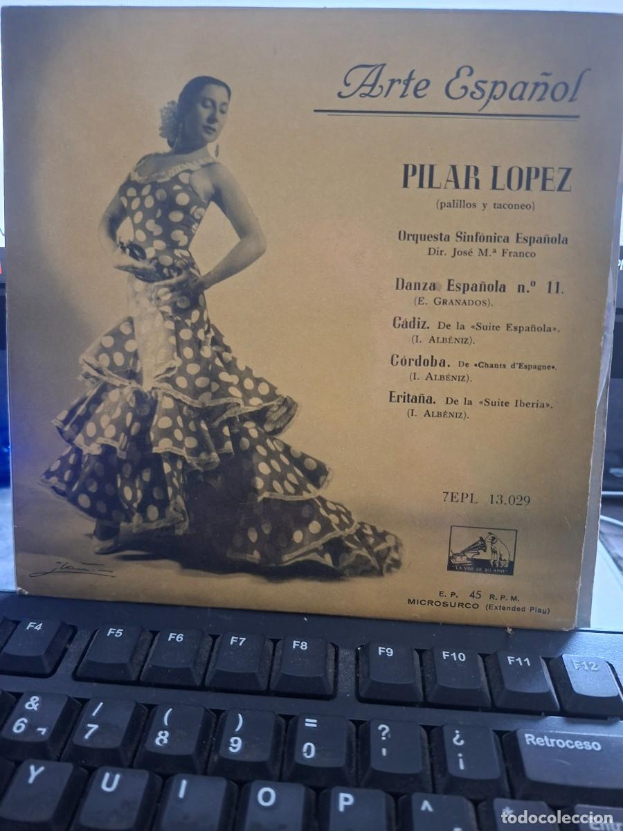 Discos de vinilo: PILAR LOPEZ - CADIZ - EP DE VINILO - PORTADA AMARILLA