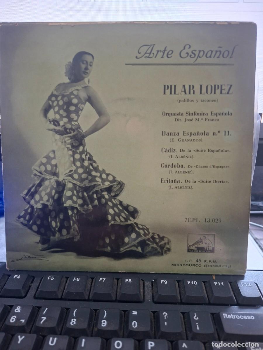 Discos de vinilo: PILAR LOPEZ - CADIZ - EP DE VINILO - PORTADA VERDE