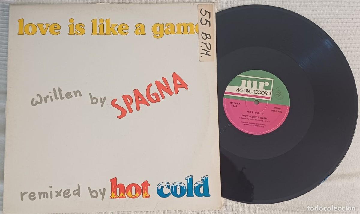 Discos de vinilo: Hot Cold &ndash; Love Is Like A Game (Remixed) - ITALO DISCO - Media Records