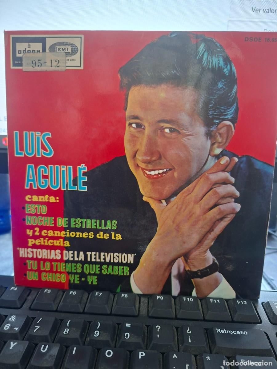 Discos de vinilo: LUIS AGUILE - UN CHICO YE YE BSO HISTORIAS DE LA TELEVISION - EP DE VINILO