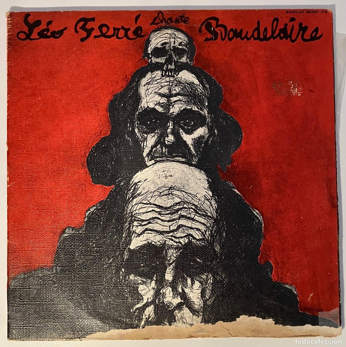 Discos de vinilo: LEO FERR&Eacute; - Chant&eacute; Baudelaire doble LP, edicion francesa