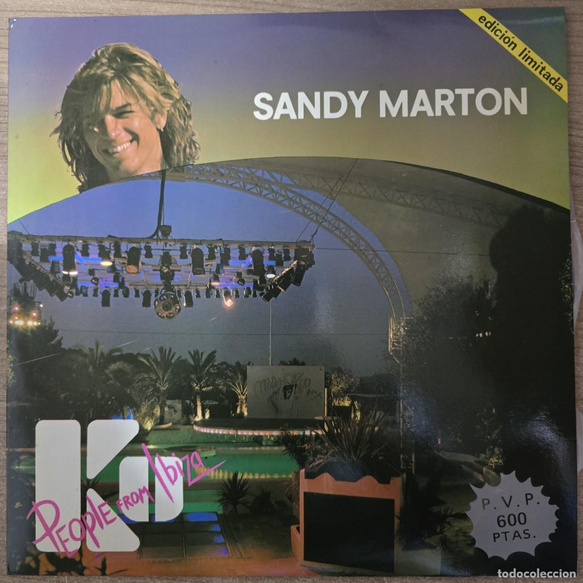 Discos de vinilo: Disco LP.Sandy Marton.People From Ibiza.Maxi Blanco y Negro KU.1984