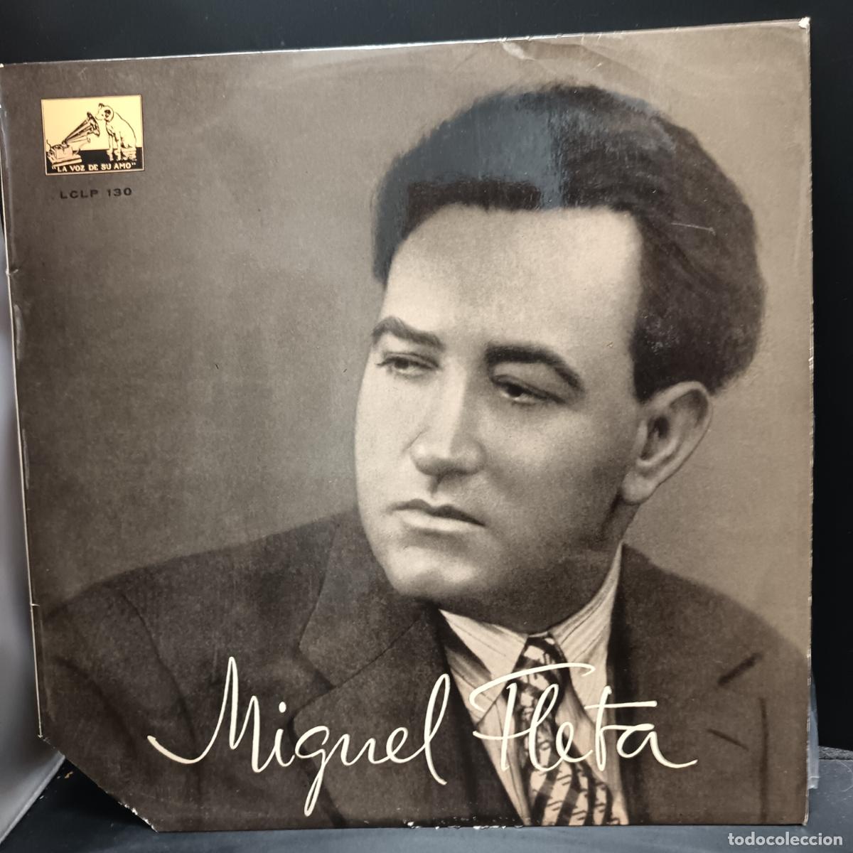 Discos de vinilo: Miguel Fleta &ndash; Miguel Fleta LP 1958