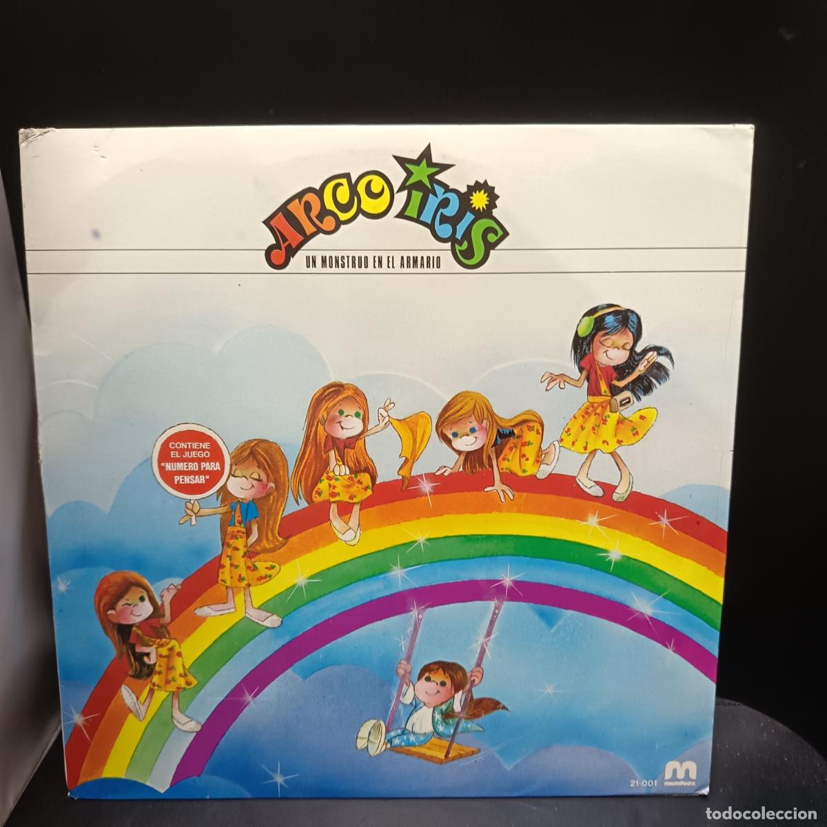Discos de vinilo: LP. Grupo Infantil Arco Iris. Un Monstruo En El Armario