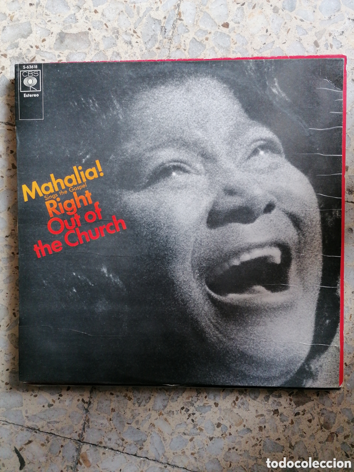 Vinyl records: LP MAHALIA JACKSON RIGHT OUT OF THE CHURCH 1970 EDICION ESPA&Ntilde;OLA