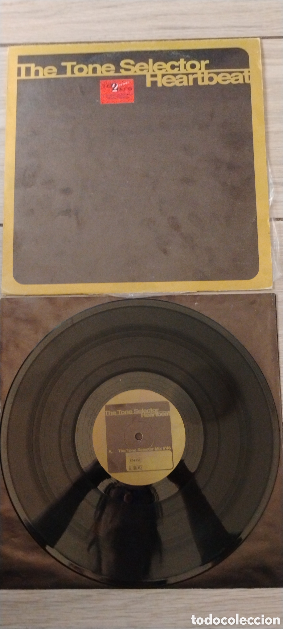Discos de vinilo: THE TONE SELECTOR-HEARTBEAT-MAXI-HARD HOUSE-MAKINA-DIGI WHITE/NETHERLANDS-IB