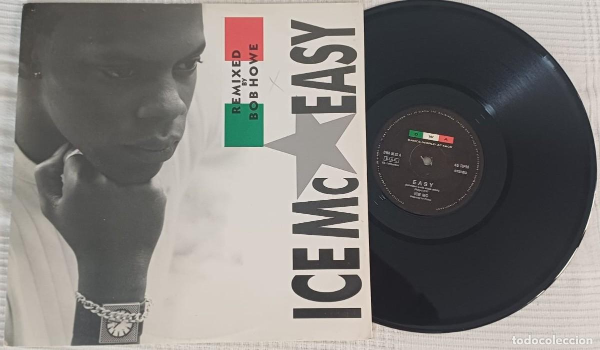 Discos de vinilo: ICE MC &ndash; Easy (Remix) - ITALO HOUSE - DWA Records