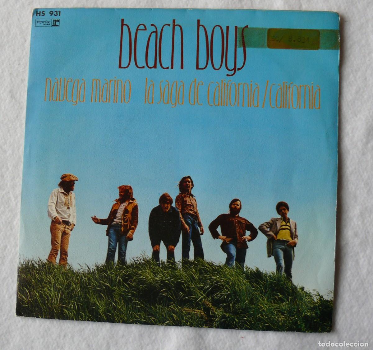 Discos de vinilo: The Beach Boys - Navega marino - La saga de California - Single 45 rpm
