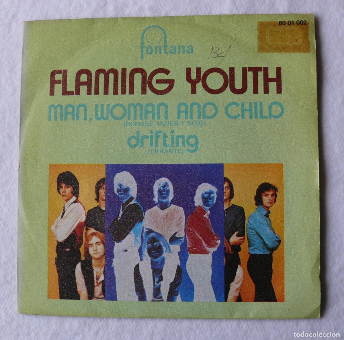Discos de vinilo: Flaming Youth - Man, Woman and child - Single 45 rpm