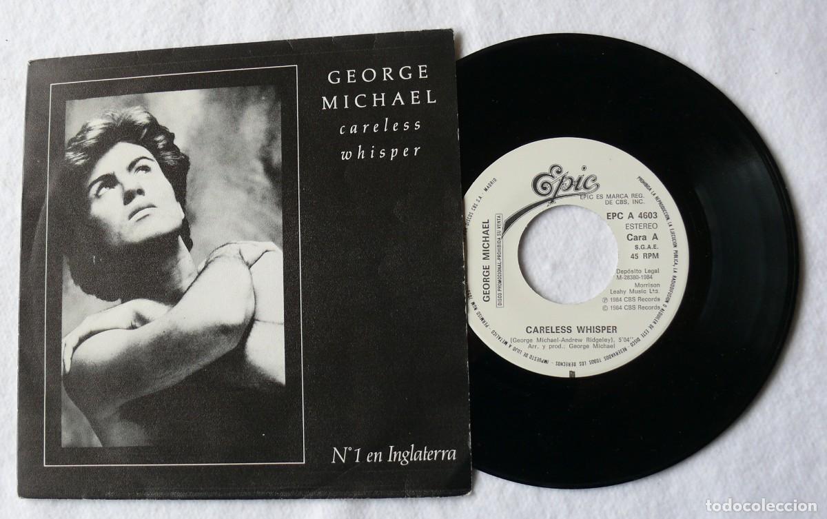 Discos de vinilo: George Mivhael - Careless whisper - Single 45 rpm