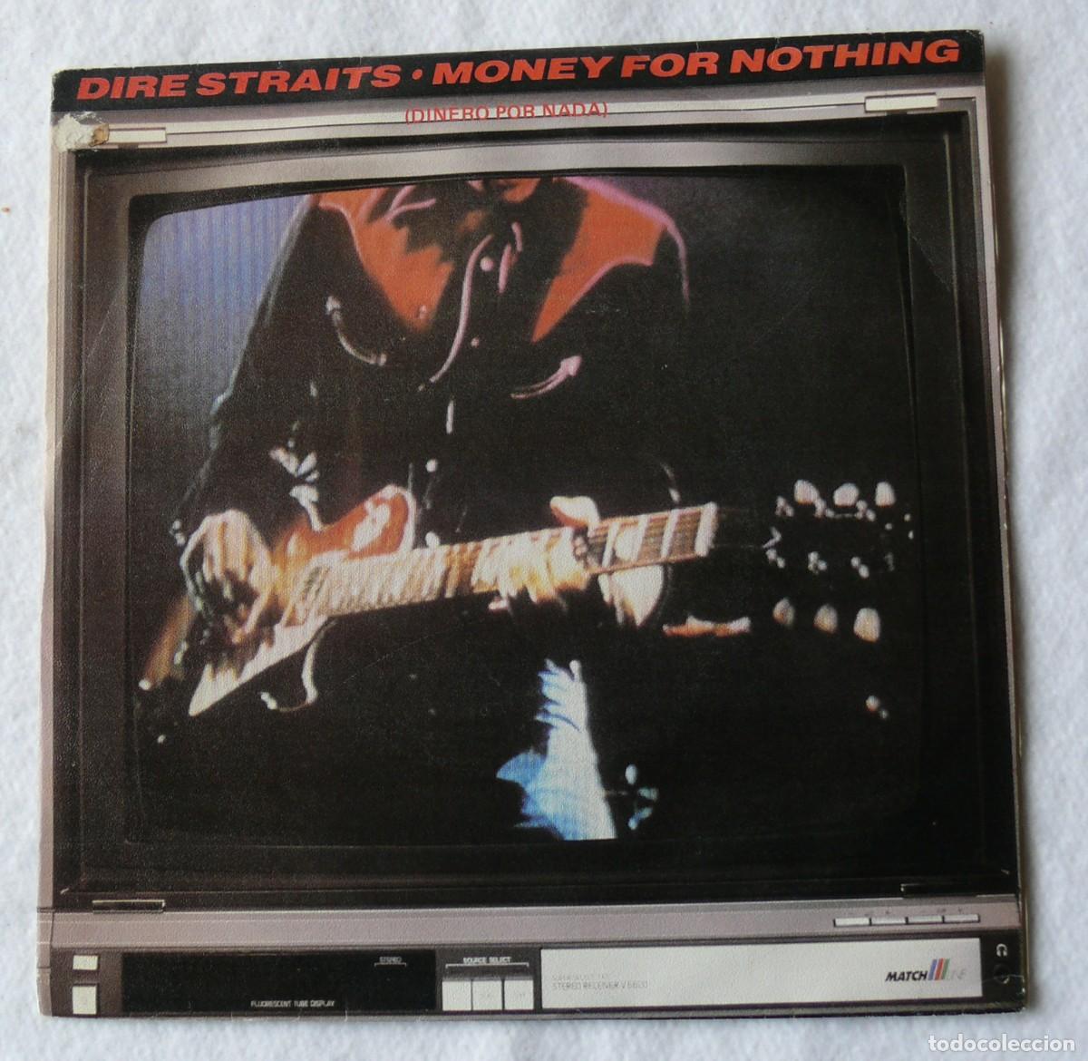 Discos de vinilo: Dire Straits - Money for nothing - Single 45 rpm