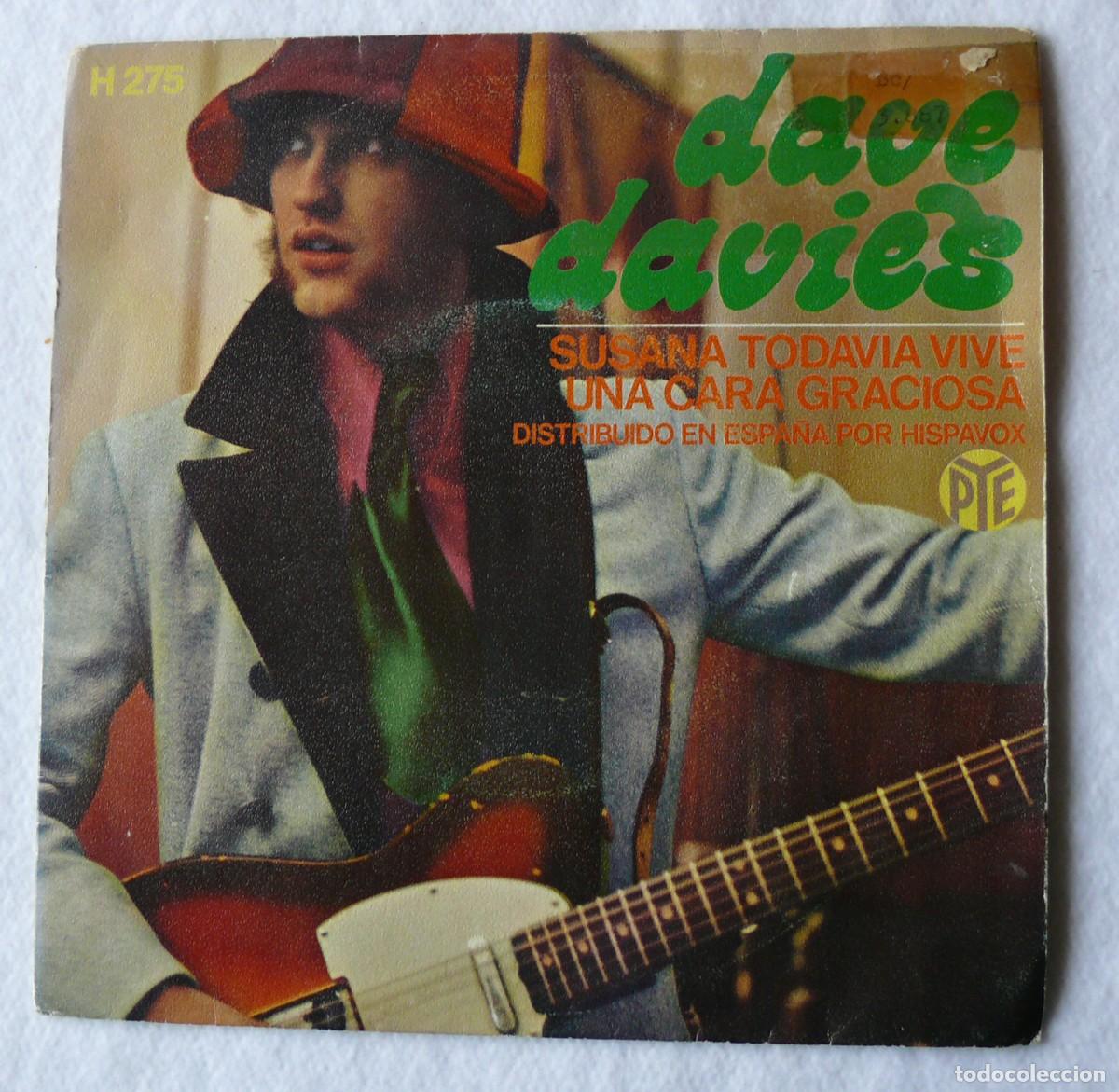 Discos de vinilo: Dave Davies - Susana todavia vive - Single 45 rpm