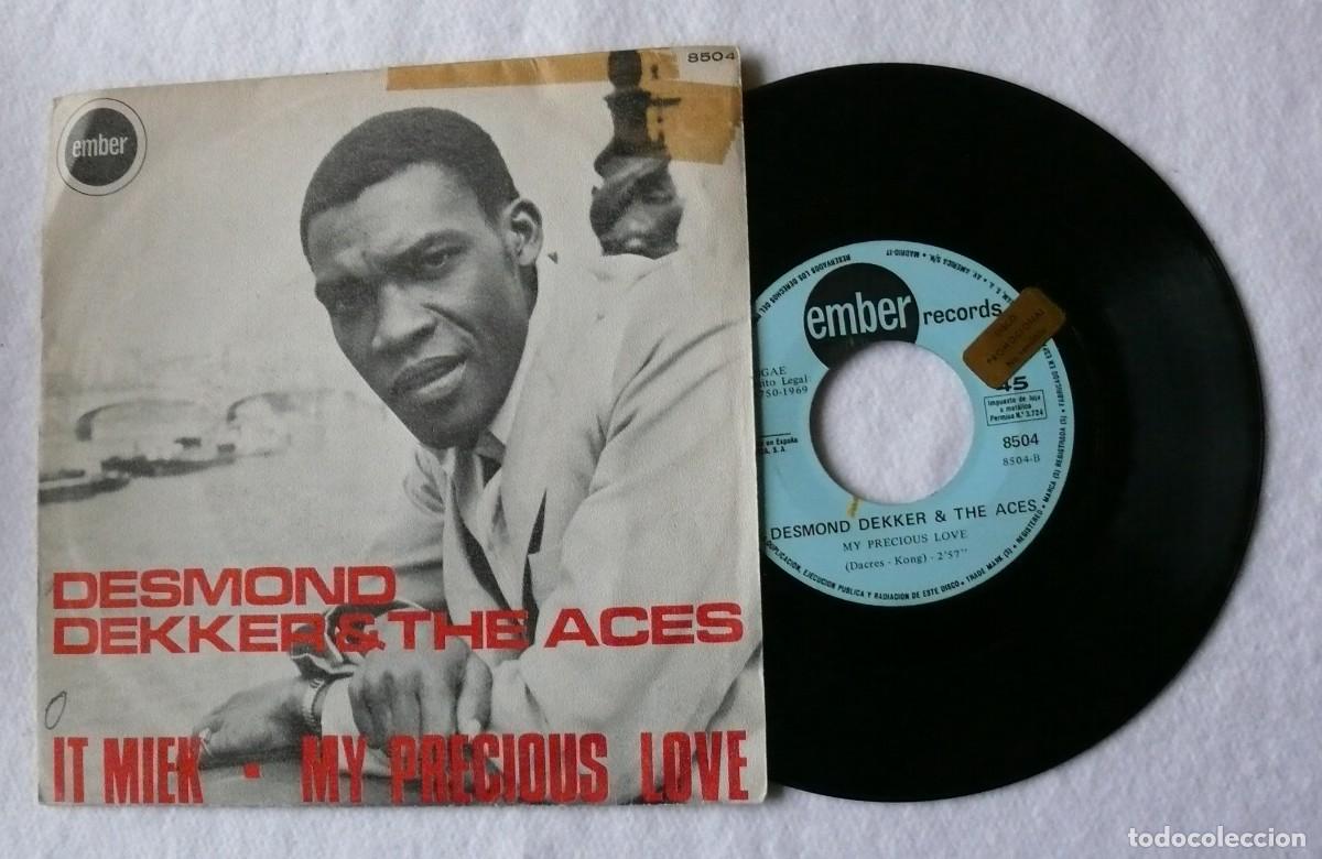 Discos de vinilo: Desmond Dekker & The Aces - It miek - My precious love - Single 45 rpm