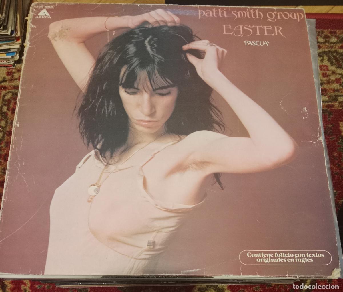Discos de vinilo: Patti Smith Group &ndash; Easter = Pascua Lp Espa&ntilde;a 1978