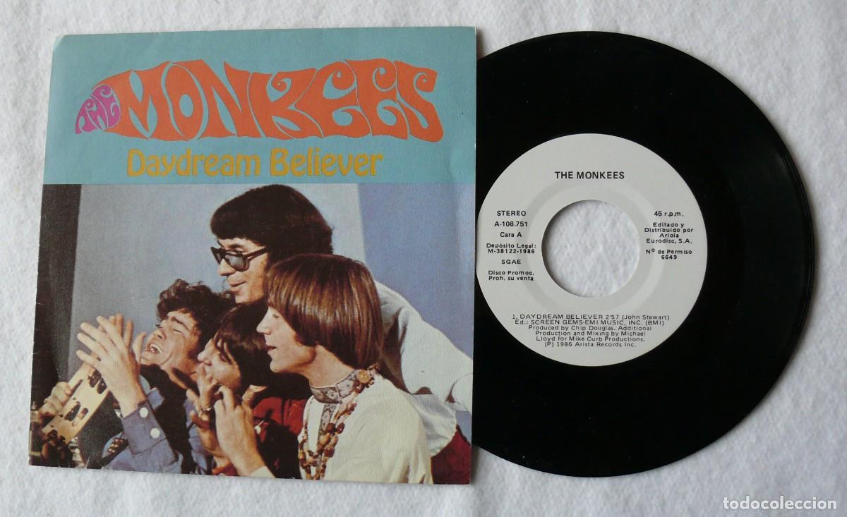 Discos de vinilo: The Monkees - Daydream believer - Single 45 rpm