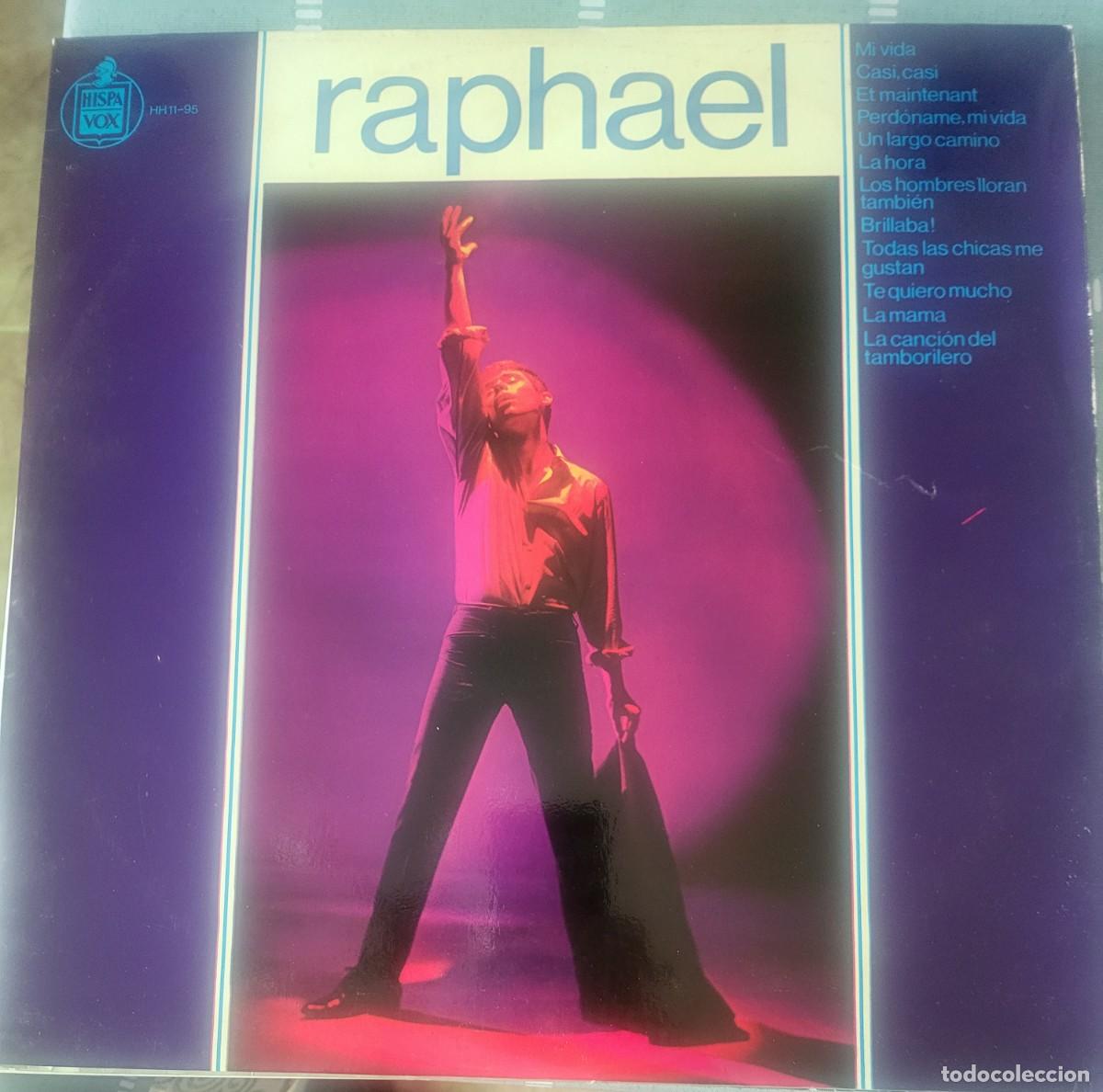 Discos de vinilo: Raphael Lp sello Hispavox editado en Espa&ntilde;a...a&ntilde;o 1965.