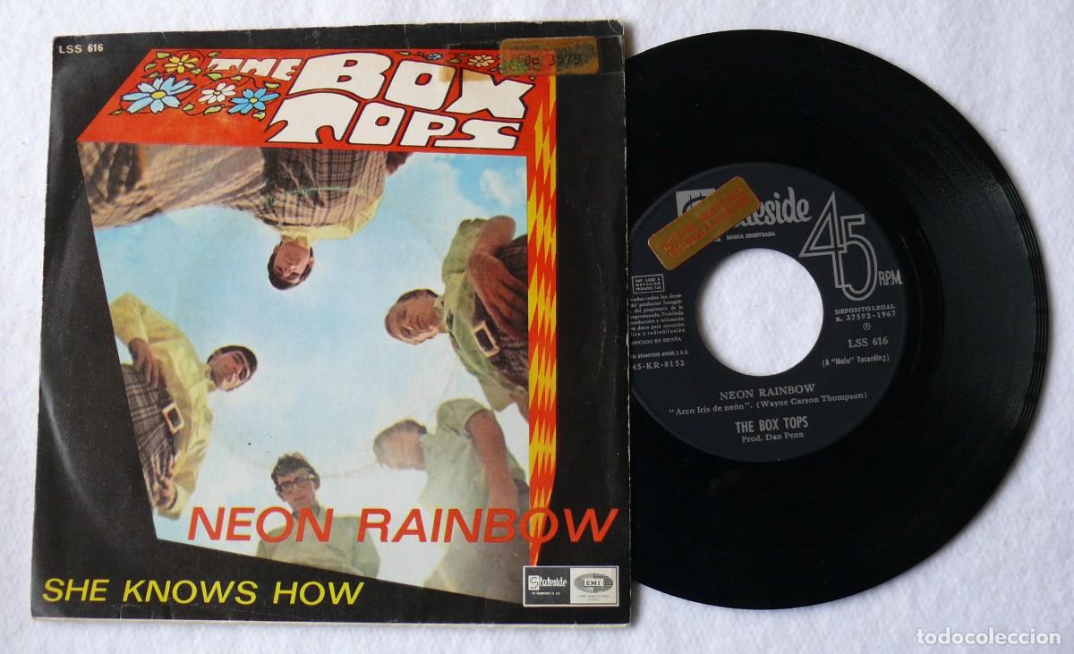 Discos de vinilo: The Box Tops - Neon rainbow - Single 45 rpm