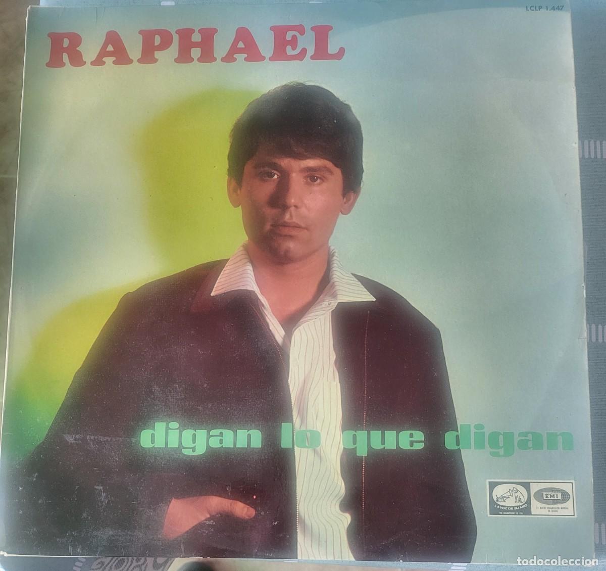 Discos de vinilo: Raphael Lp sello La voz de su amo editado en Espa&ntilde;a...a&ntilde;o 1967 de la pel&iacute;cula Digan lo que digan.